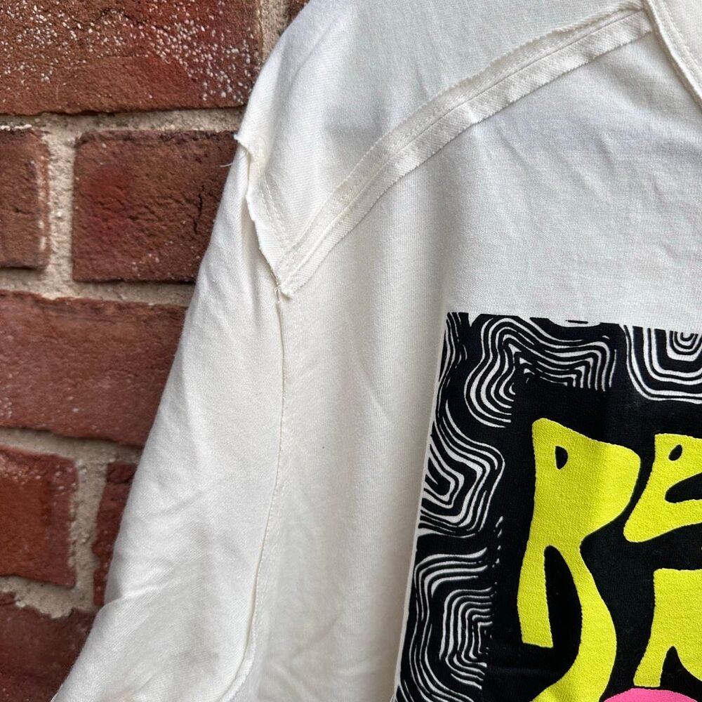 Free People We The Free Repo Records Philadelphia Graphic Tee Oversized L NEW - Picture 7 of 9